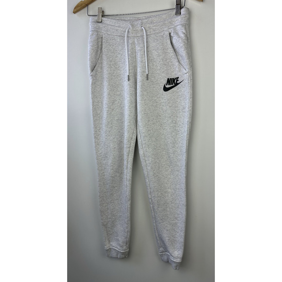 Nike 2-Piece Set Rally Funnel Neck Hoodie & Sweatpants Gray Women's Size XS - Picture 7 of 16
